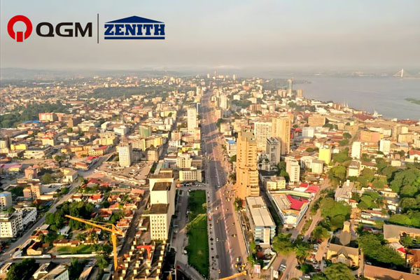 Meaisín Bloc Coincréite QGM QT6 i KINSHASA D.R CONGO